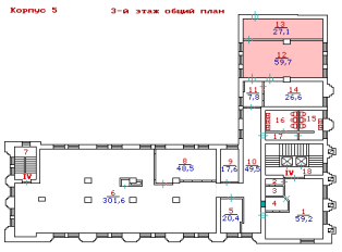 Premise the area of 86.8 sq. m.