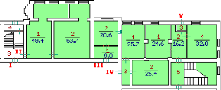 Premise the area of 475.1 sq. m.